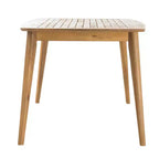 Sunqueen Rectangle Acacia Wood Dining Table: Outdoor, Non-Extension, 6-Seater - Christopher Knight Home