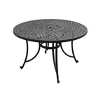 Tavolo da pranzo rotondo da esterno Sedona da 46" - Nero - Crosley