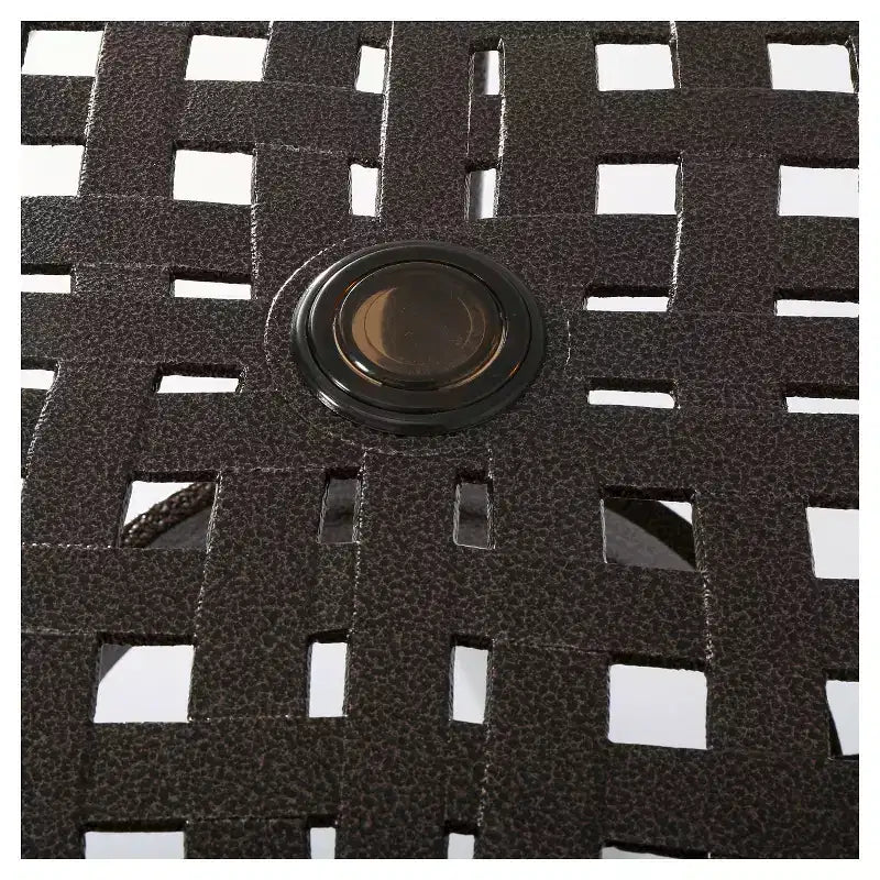 Tavolo quadrato in fusione di alluminio Phoenix - Bronzo martellato - Christopher Knight Home