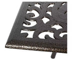 Tavolo quadrato in fusione di alluminio Phoenix - Bronzo martellato - Christopher Knight Home