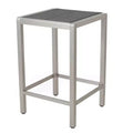 Cape Coral Square Aluminum and Wicker Bar Table - Gray - Christopher Knight Home