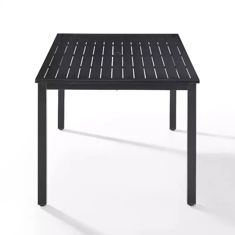 Tavolo da pranzo rettangolare Kaplan per esterni bronzo oliato - Crosley