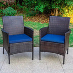 Set da pranzo da 6 pezzi per patio con tavolo e panca in acacia e 4 sedie in rattan PE - Captiva Designs