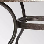Tavolo Phoenix Rettangolare in Alluminio Fuso - Bronzo Martellato - Christopher Knight Home: Resistente alle Intemperie, 6 Posti