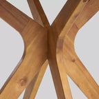 Set da pranzo quadrato 5 pezzi Alondra in legno di acacia - Teak - Christopher Knight Home