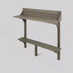 Tavolo da Bar Rettangolare da Balcone in Legno di Acacia Caraibica - Grigio - Christopher Knight Home