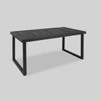 Nestor Rectangle Acacia Dining Table - Dark Gray - Christopher Knight Home: Weather-Resistant, Seats 6