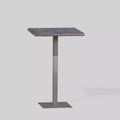 Dominic Square Wicker Outdoor Patio Bar Table: Rattan Iron Frame, Weather-Resistant - Christopher Knight Home
