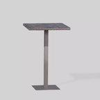 Dominic Square Wicker Outdoor Patio Bar Table: Rattan Iron Frame, Weather-Resistant - Christopher Knight Home