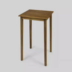 Polaris Acacia Wood Square Bar Table Teak - Christopher Knight Home: Outdoor Patio Furniture, Weather-Resistant