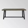 Raphael Rectangle Acacia Wood Dining Table - Gray - Christopher Knight Home