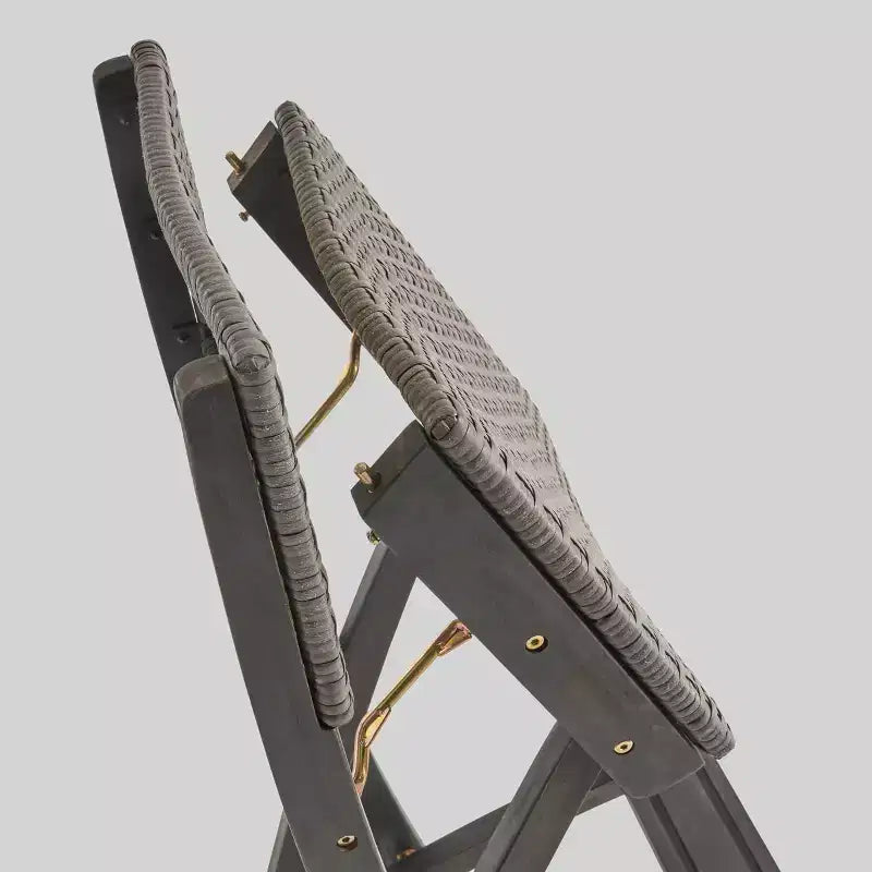 Set da bar rettangolare a 3 pezzi in legno e vimini Polaris da 45" grigio scuro - Christopher Knight Home: Struttura in acacia, resistente alle intemperie