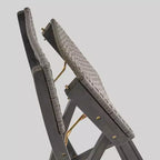 Set da bar rettangolare a 3 pezzi in legno e vimini Polaris da 45" grigio scuro - Christopher Knight Home: Struttura in acacia, resistente alle intemperie