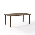 Bradenton Outdoor Rectangular Dining Table Weathered Brown - Crosley
