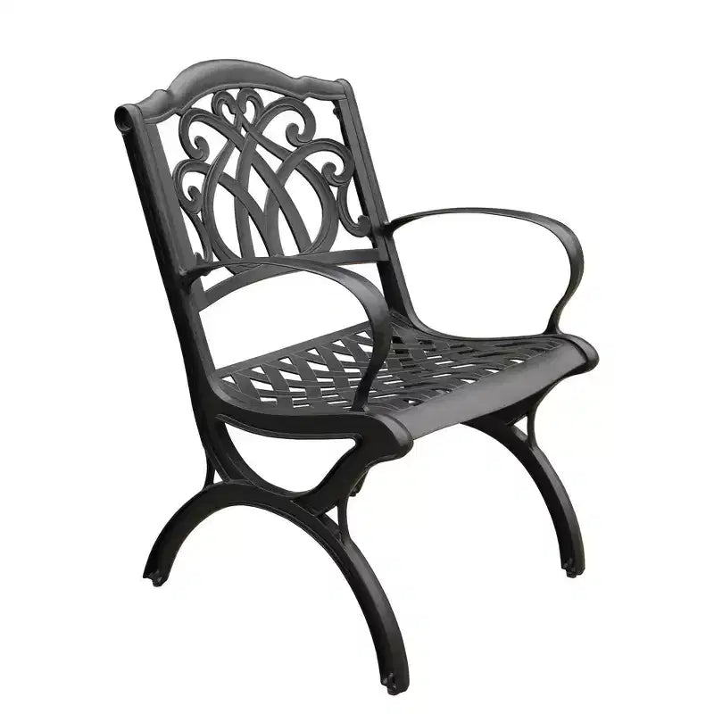 Set da patio rettangolare in alluminio ornato Oakland Living 95": resistente ai raggi UV, 8 sedie, foro per ombrellone