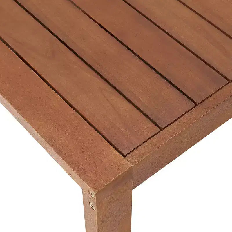 Tavolo da pranzo rettangolare da esterno Weston in legno di eucalipto - Naturale - Alaterre Furniture