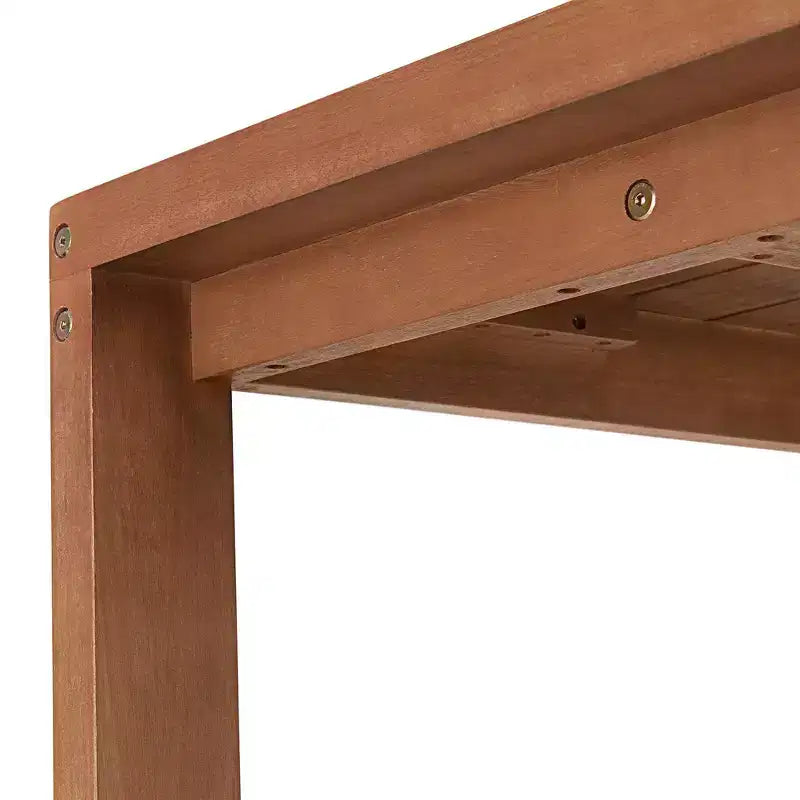 Tavolo da pranzo rettangolare da esterno Weston in legno di eucalipto - Naturale - Alaterre Furniture