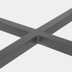 Greemotion Tavolo da Pranzo Rotondo Trasformabile 3-in-1 Lyon da Esterno 128 cm: Protezione UV, Scacchiera, Struttura Grigia