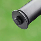 Tavolo da Pranzo Rettangolare in Acciaio Inox da Esterno con Foro per Ombrellone - Captiva Designs: Verniciato a Polvere, 6 Posti, Resistente agli Agenti Atmosferici