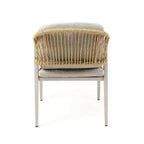 Christopher Knight 7 pz Home Jasmine Set da pranzo per esterni a 6 posti con struttura in ferro e legno di acacia