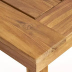 Christopher Knight 7 pz Home Jasmine Set da pranzo per esterni a 6 posti con struttura in ferro e legno di acacia
