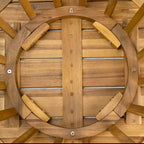 Christopher Knight Home Aegis Tavolo da pranzo rotondo da esterno in legno di acacia, Teak