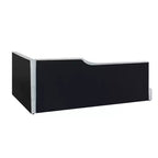 Divano Letto a L Imbottito in Velluto a Coste, Twin/Full Size, 4D - ModernLuxe