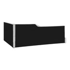 Divano Letto a L Imbottito in Velluto a Coste, Twin/Full Size, 4D - ModernLuxe