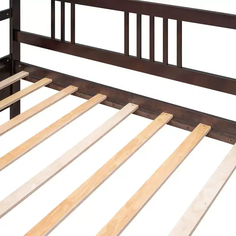 Daybed con struttura in legno massiccio Whisen Modern Design, dimensioni piazza singola