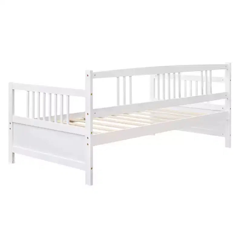Daybed con struttura in legno massiccio Whisen Modern Design, dimensioni piazza singola
