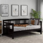 Daybed con struttura in legno massiccio Whisen Modern Design, dimensioni piazza singola