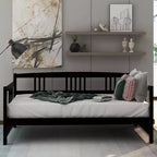 Daybed con struttura in legno massiccio Whisen Modern Design, dimensioni piazza singola