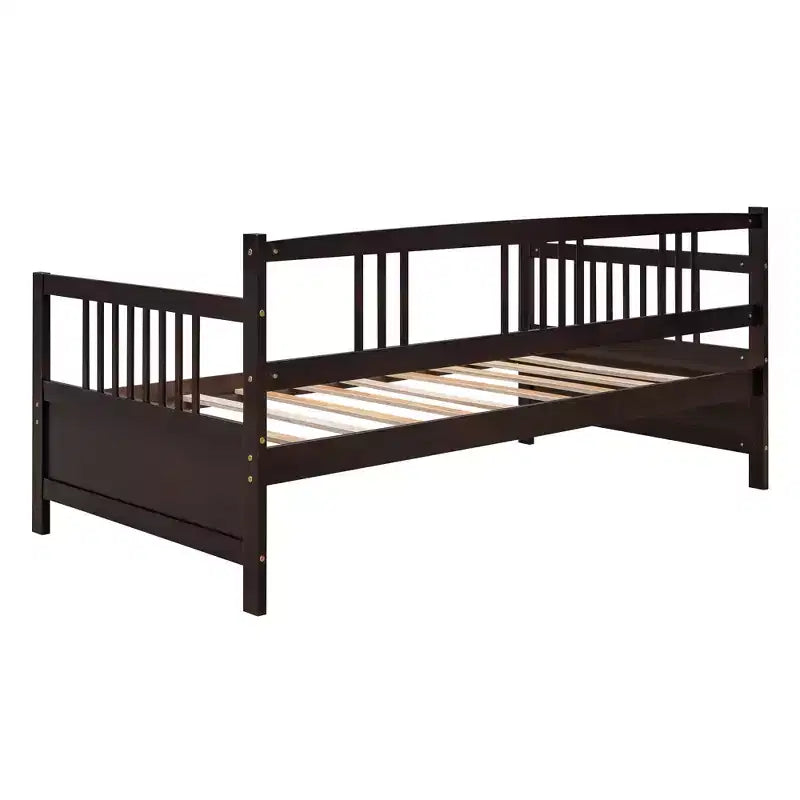 Daybed con struttura in legno massiccio Whisen Modern Design, dimensioni piazza singola