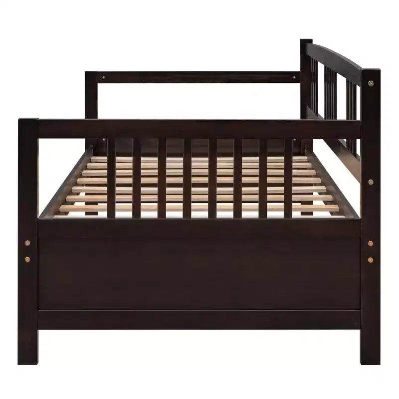 Daybed con struttura in legno massiccio Whisen Modern Design, dimensioni piazza singola