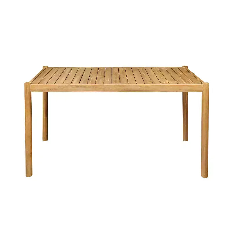Christopher Knight Home Eugene Outdoor Acacia Wood Dining Table, Light Teak