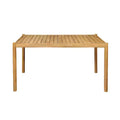 Christopher Knight Home Eugene Outdoor Acacia Wood Dining Table, Light Teak