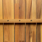 Christopher Knight Home Eugene Tavolo da pranzo da esterno in legno di acacia, teak chiaro