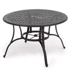 Christopher Knight Home Alfresco Set da Pranzo da Esterno in Alluminio 5 Pezzi con Motivo a Griglia e Foro per Ombrellone, Bronzo