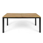Christopher Knight Home Andrea Set da pranzo da esterno 5 pezzi in metallo e legno di acacia