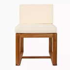 Christopher Knight Home Andrea Set da pranzo da esterno 5 pezzi in metallo e legno di acacia
