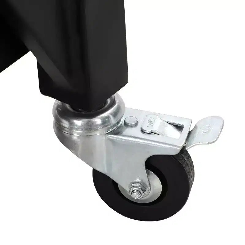 Captiva Designs Tavolo Carrello Rettangolare in Acciaio a Doppio Ripiano Movibile per Esterni, Resistente alle Intemperie, 1 pz