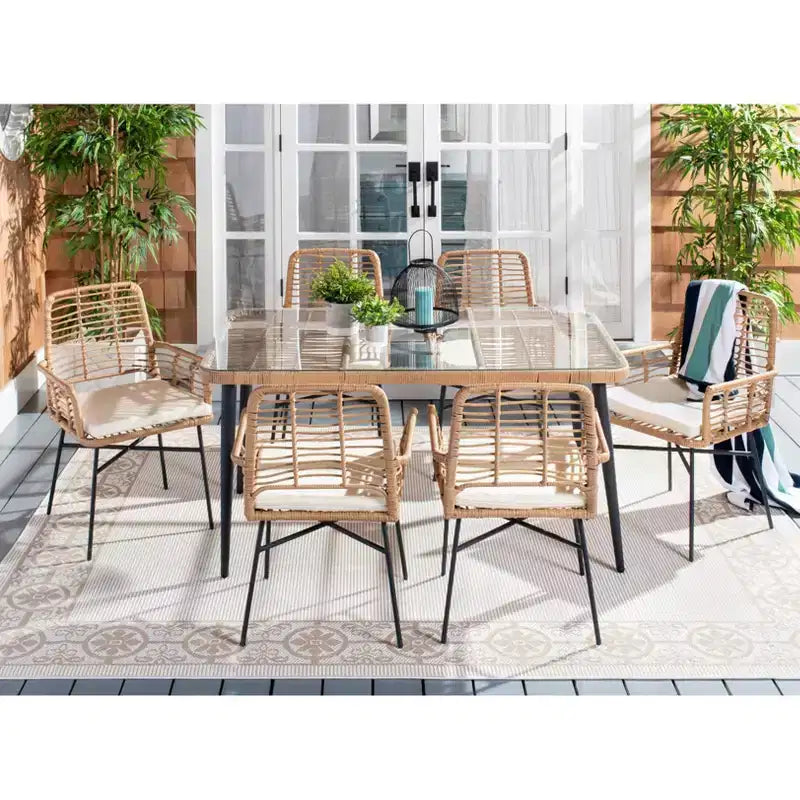 Set da pranzo Beson 7 pezzi - Interno/Esterno - PAT9010 - Safavieh
