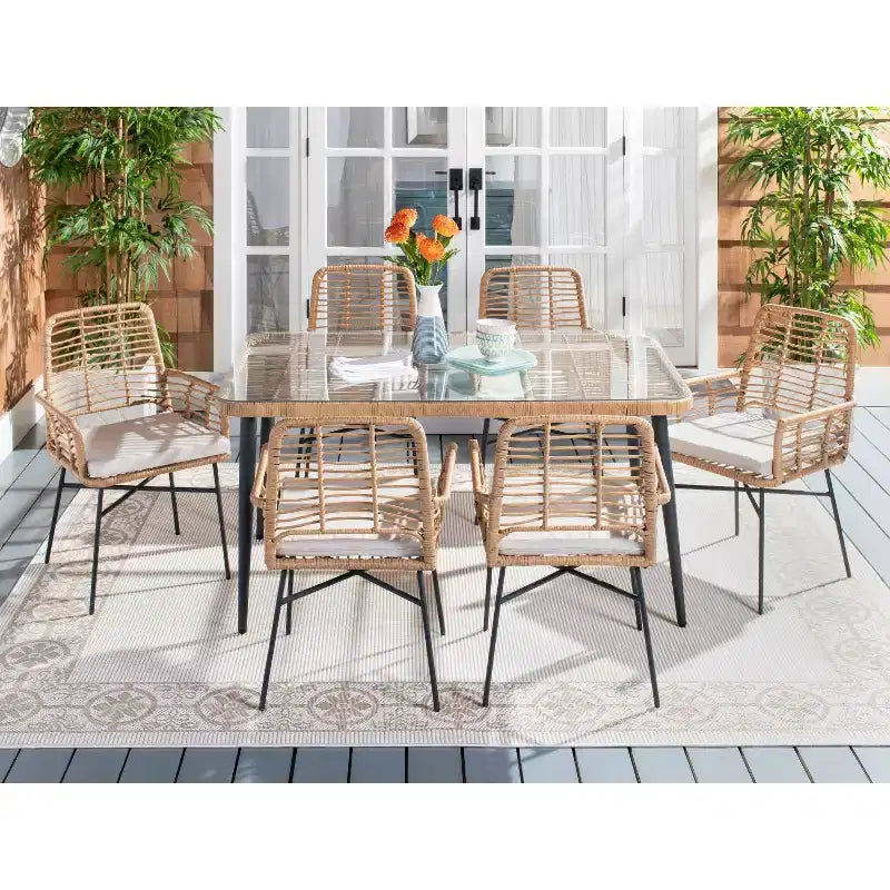 Set da pranzo Beson 7 pezzi - Interno/Esterno - PAT9010 - Safavieh