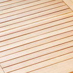Captiva Designs 1 tavolo da pranzo da esterno in legno di acacia con telaio in acciaio