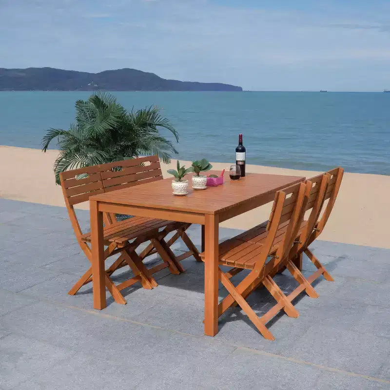 Tavolo da pranzo Dores Patio - Per interni/esterni - PAT7061 - Naturale - Safavieh