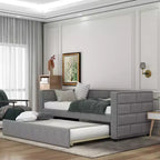Divano letto matrimoniale imbottito Whisen Modern Design con letto estraibile