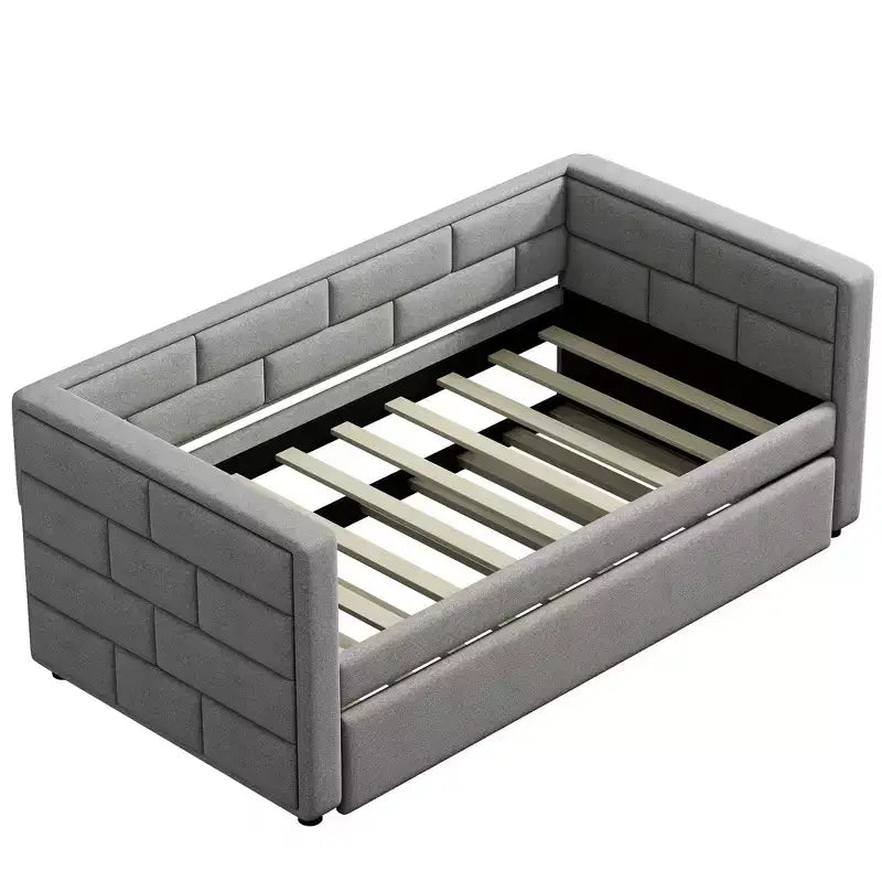 Divano letto matrimoniale imbottito Whisen Modern Design con letto estraibile