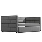 Divano letto matrimoniale imbottito Whisen Modern Design con letto estraibile