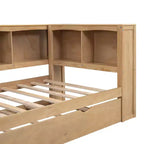 Divano letto matrimoniale Whisen Morden Design con letto estraibile, armadietti e porte USB