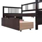 Divano letto a due piazze/matrimoniale, struttura in legno con letto estraibile a una piazza/due cassetti -ModernLuxe